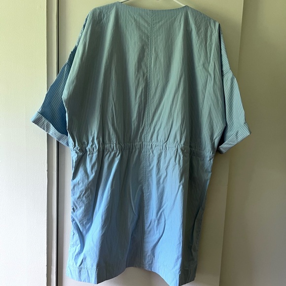 Madewell Blue Swim Coverup with tie - Picture 4 of 10